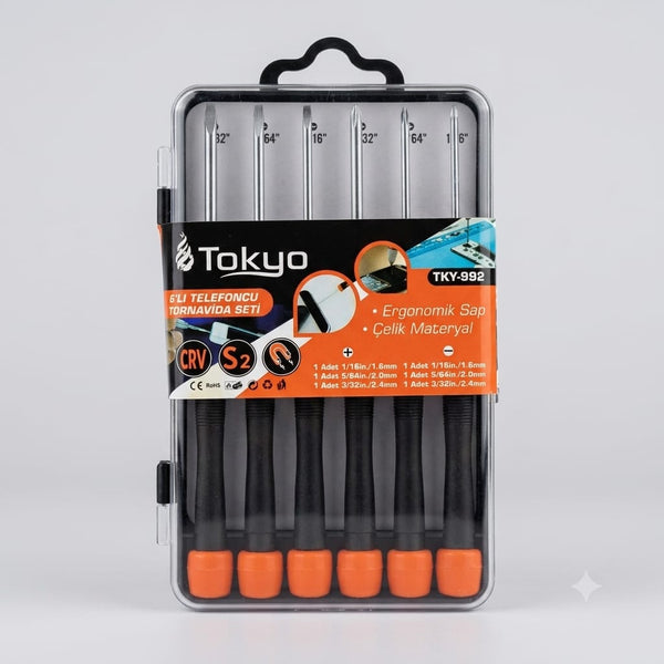 Tokyo 6-Piece Precision Screwdriver Tool Kit