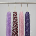 Faceted Crystal Bead Strands Set