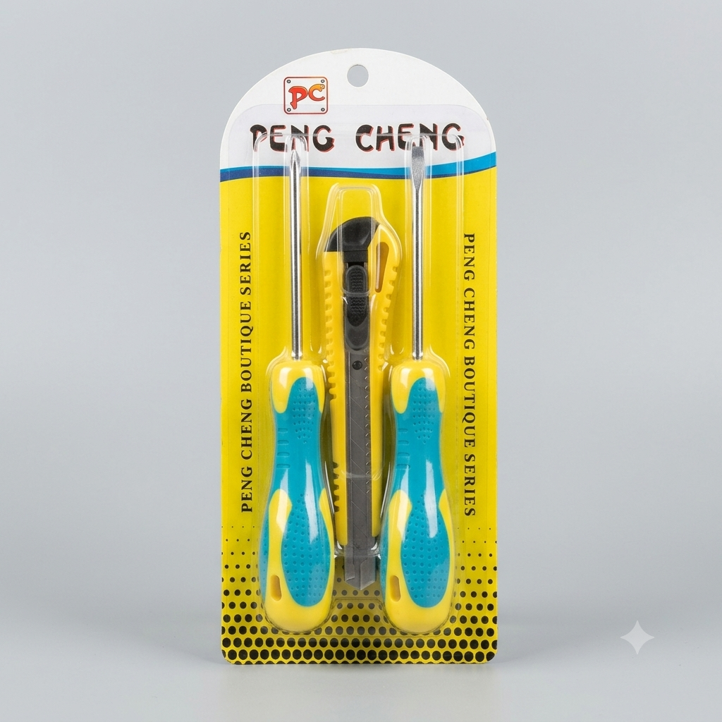 Screwdriver & Cutter Tool Set