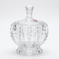 Crystal Glass Candy Jar with Lid