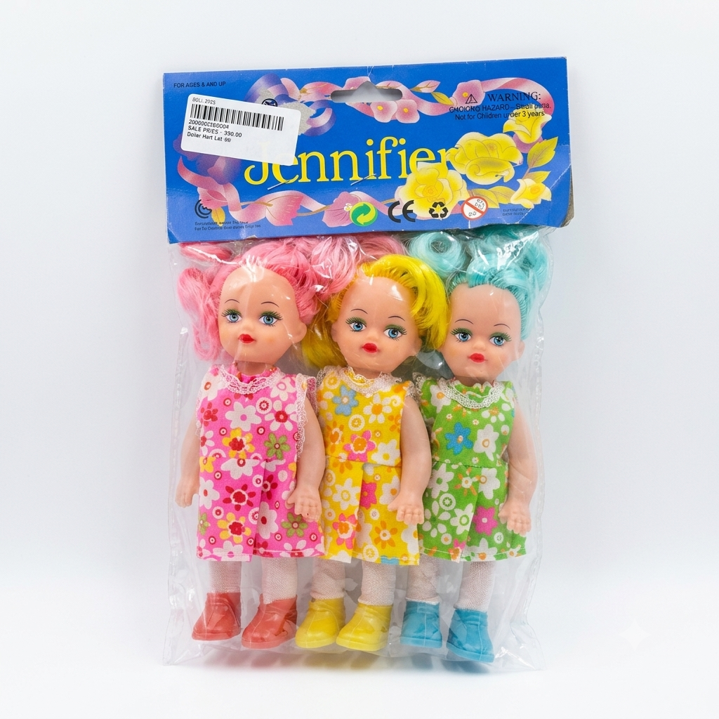 Mini Fashion Dolls Pack (3 Dolls)