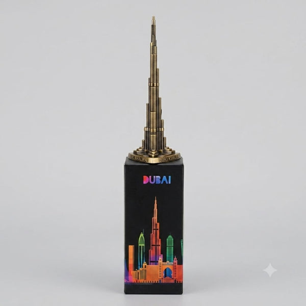 Dubai Landmark Metal Tower Miniature Replica