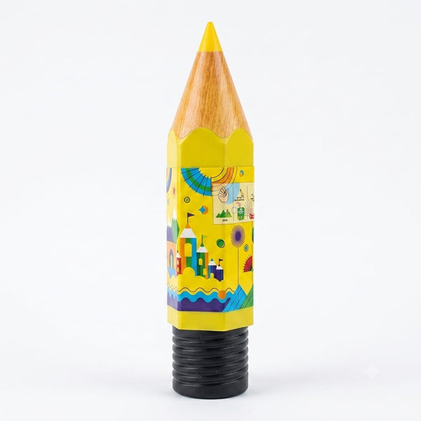 Giant Pencil Shaped Plastic Water Bottle for Kids