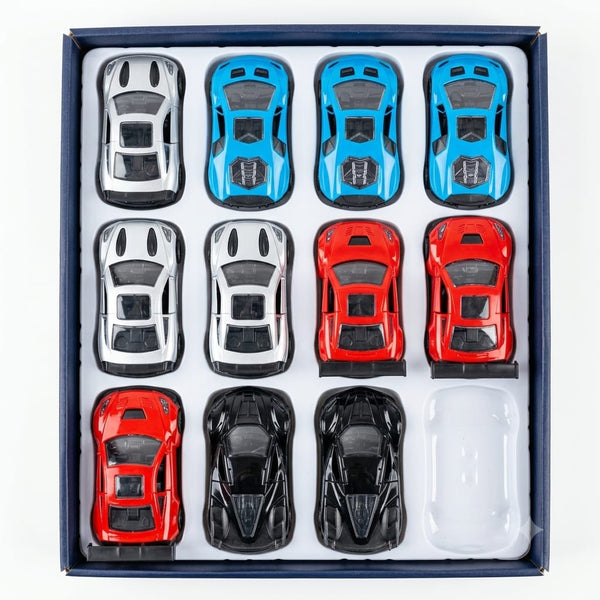 Mini Sports Racing Die-Cast Model Car Set