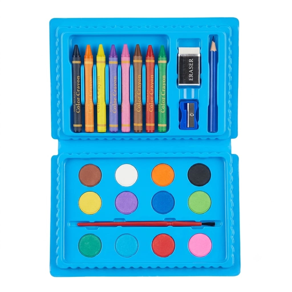 All-in-One Kids Art & Painting Color Set Case