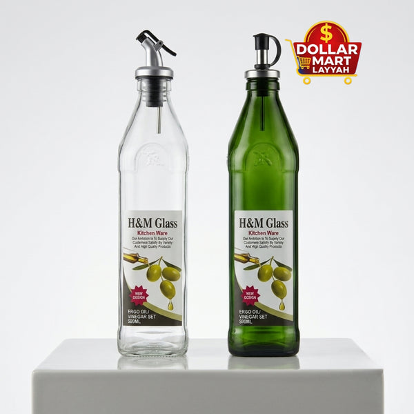 H&M Glass Oil & Vinegar Dispenser Bottle (500ml)