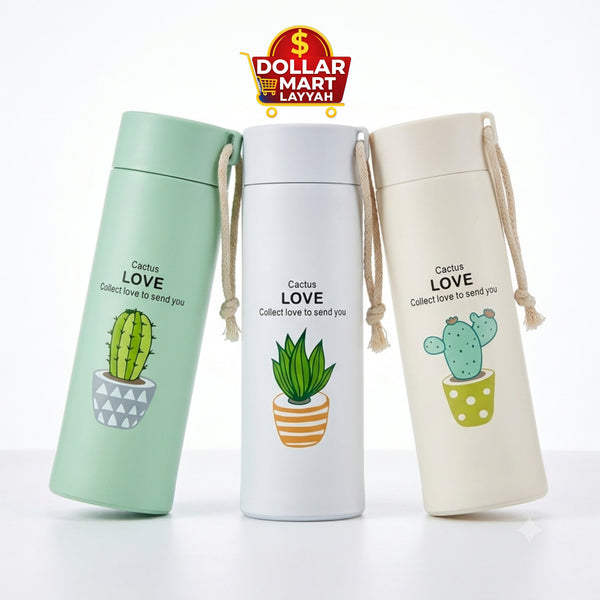 Cactus Love Insulated Water Bottle