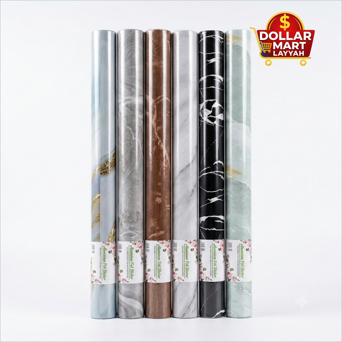 Marble Aluminium Foil Self-Adhesive Sticker Roll