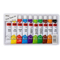 10 Colors Tempera Paint Tubes Set (12ml Each)