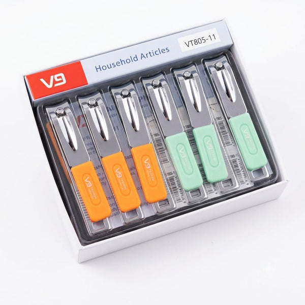 6-Piece Stainless Steel Nail Clipper Set