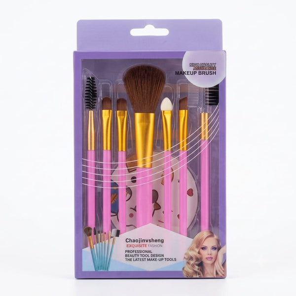 7-Piece Professional Makeup Brush Set