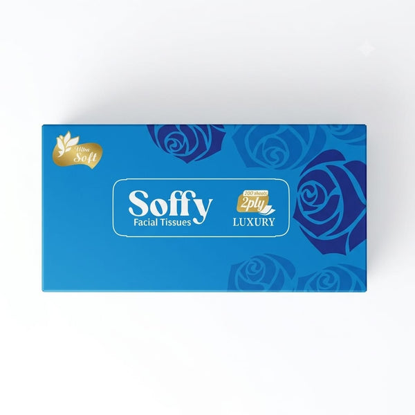 Soffy Luxury 2-Ply Facial Tissue Box