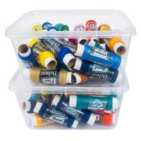 Sewing Thread Spools Set in Storage Box image 2