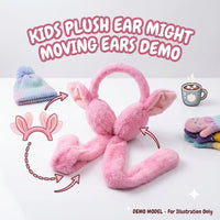 Cute Bunny Ear Moving Plush Earmuffs image 2